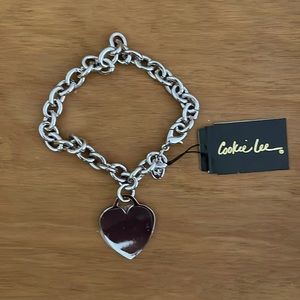 Cookie Lee Heart Bracelet